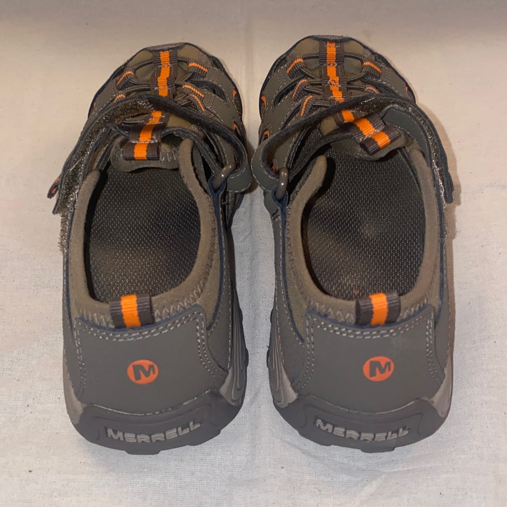 Merrell Kids Hydro H20 Hiker Sandal
- Gunsmike/Orange - Boys Size 2W - Picture 4 of 11